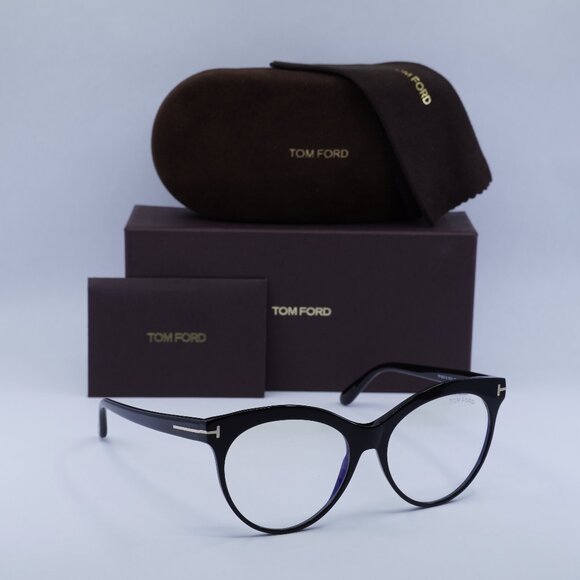 Final Price! Tom Ford FT5827-B 001 Black Eyeglasses 55mm